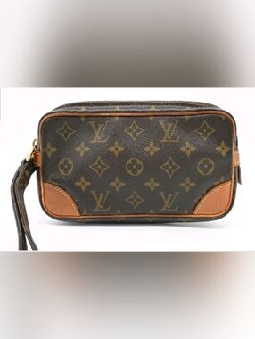 Louis Vuitton Monogram Marly Dragonne PM Clutch Bag